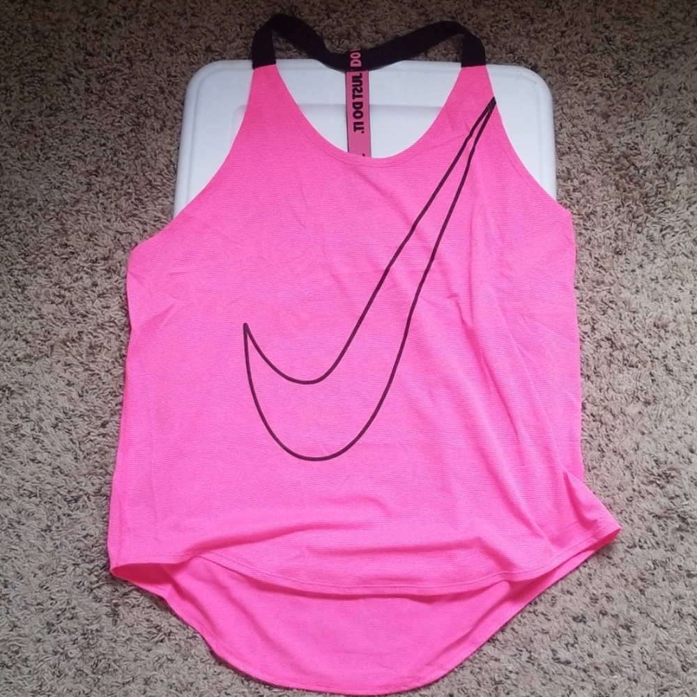 Nike Flowy Neon Pink Top